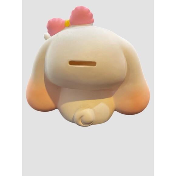 Sanrio Cinnamoroll with Pink Bow 7” PVC Piggy Bank No Box & Blind box Top w/jar - Picture 4 of 7